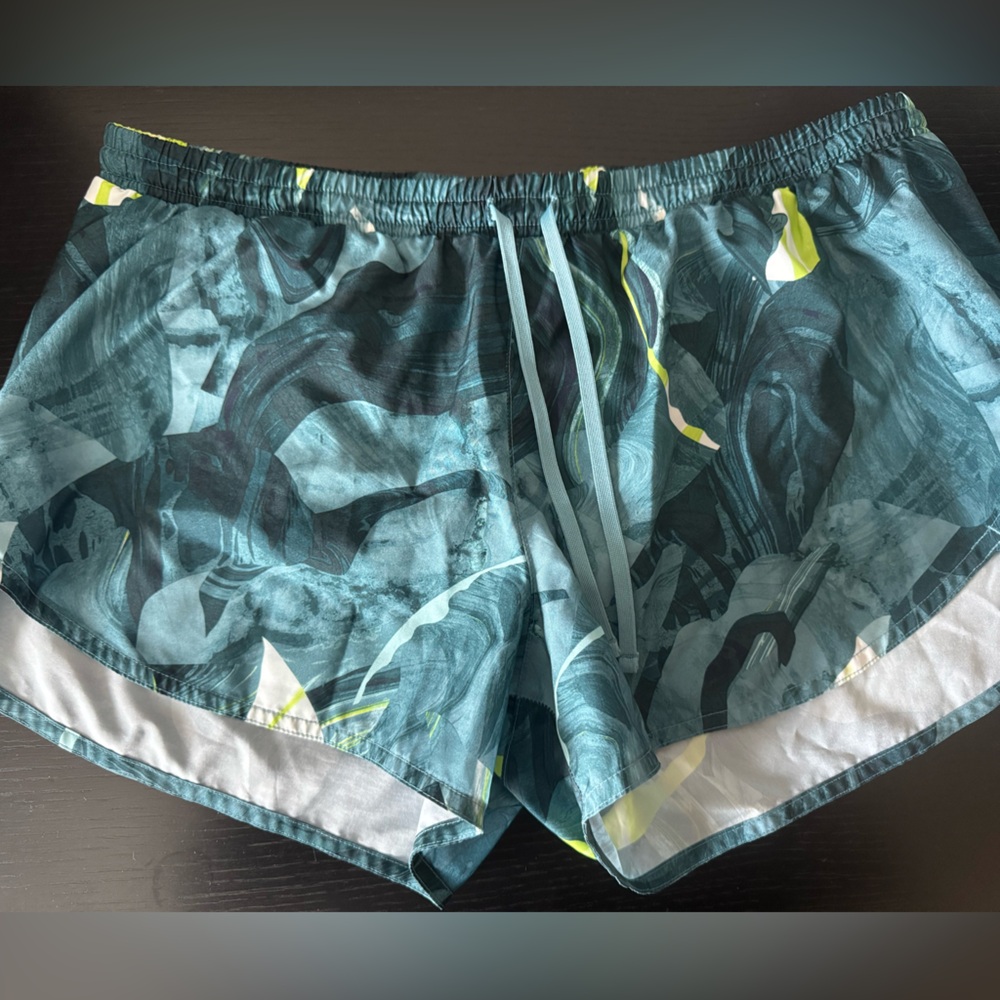 Old Navy Active Teal and White Shorts